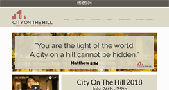 Desktop Screenshot of cityonthehill.org